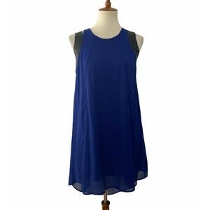 Lush Nordstrom Womens Sleeveless Shift Dress Pullover Blue XS